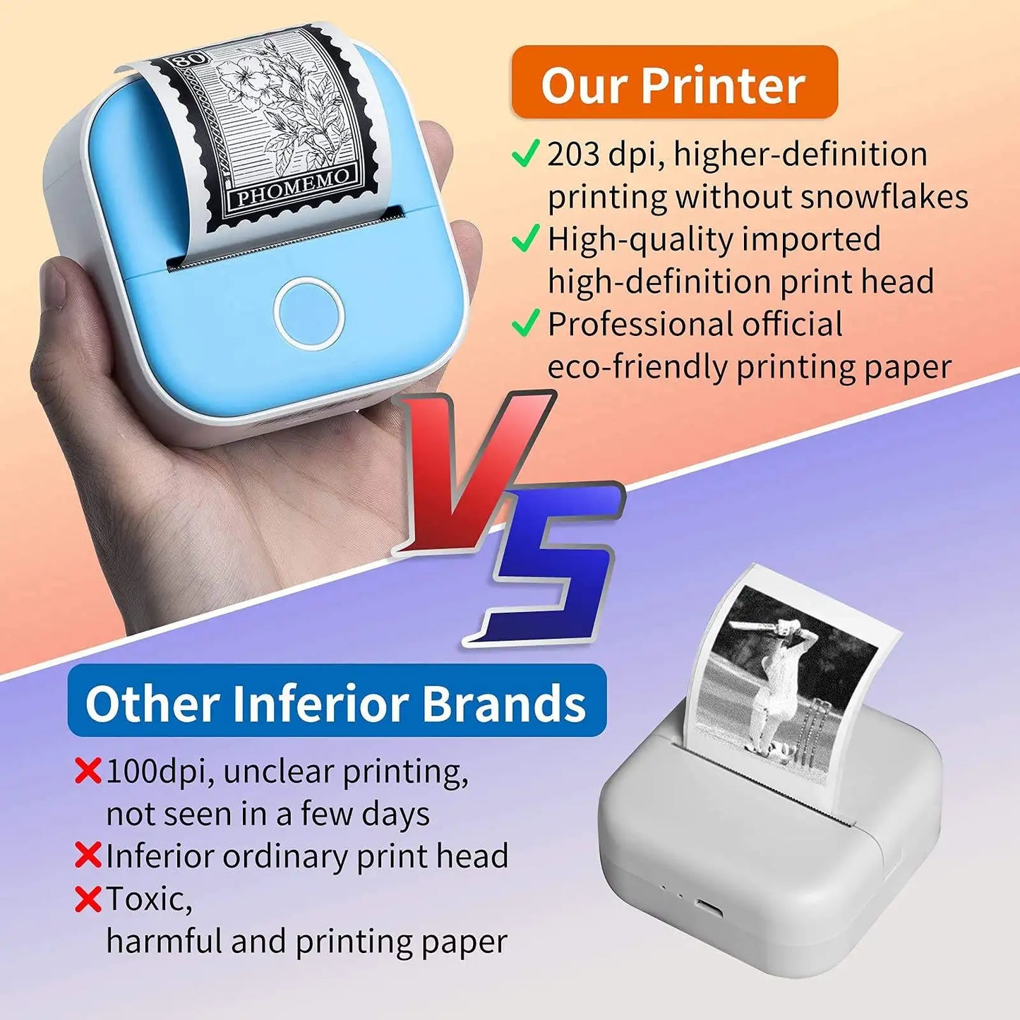 Draagbare printer